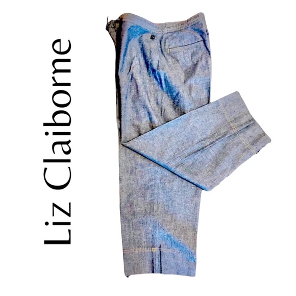 Liz Claiborne Sz 10 Chambray Jeans - Picture 1 of 10